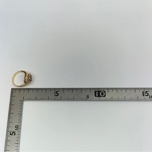 18k Diamond Ring yellow gold - Picture 9 of 14